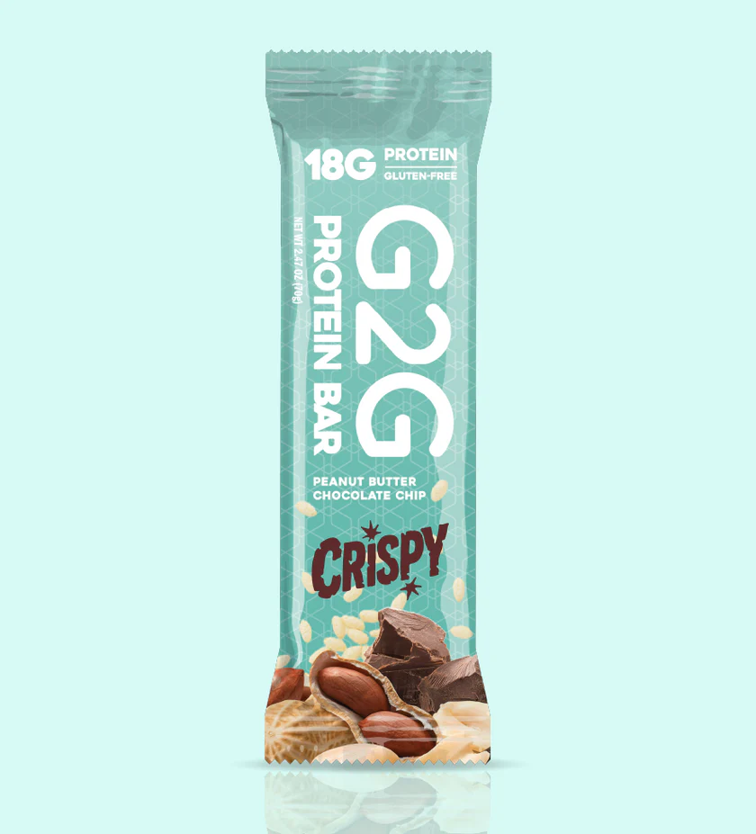 Crispy Peanut Butter Chocolate Chip G2G Bar